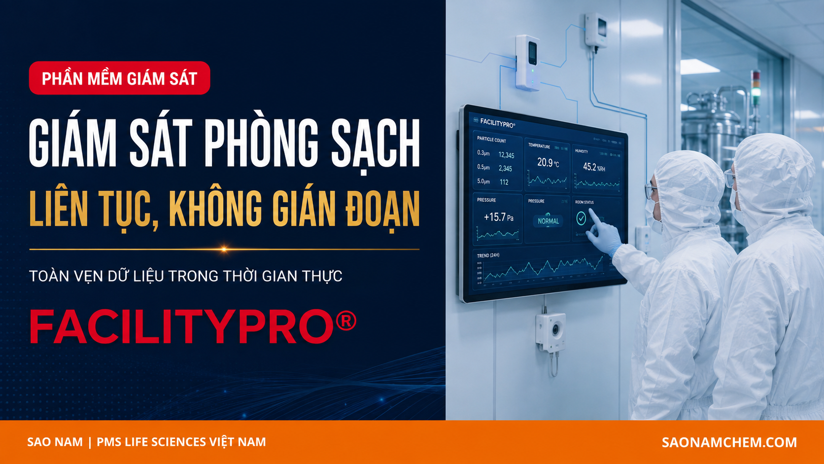 FACILITY PRO® giải pháp giám sát liên tục cho dược phẩm